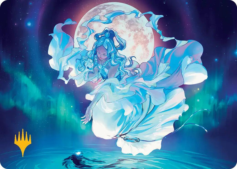 Yue, the Moon Spirit Art Card (Gold-Stamped Planeswalker Symbol) [Avatar: The Last Airbender Art Series]-1