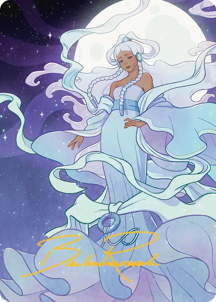 Yue, the Moon Spirit 2 Art Card (Gold-Stamped Signature) [Avatar: The Last Airbender Art Series]-1