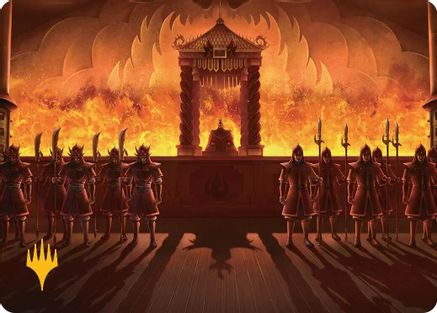 Fire Lord Ozai Art Card (Gold-Stamped Planeswalker Symbol) [Avatar: The Last Airbender Art Series]-1