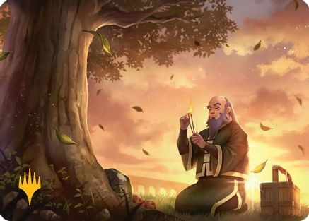 Bastion of Remembrance Art Card (Gold-Stamped Planeswalker Symbol) [Avatar: The Last Airbender Art Series]-1