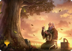 Bastion of Remembrance Art Card (Gold-Stamped Planeswalker Symbol) [Avatar: The Last Airbender Art Series]-1