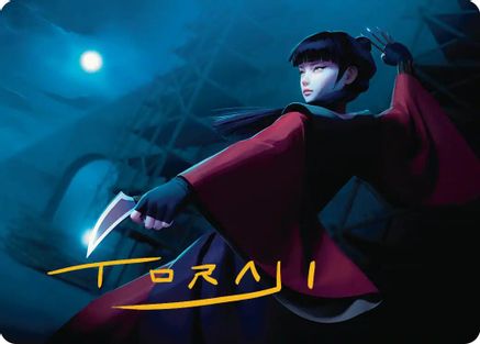 Mai, Jaded Edge Art Card (Gold-Stamped Signature) [Avatar: The Last Airbender Art Series]-1