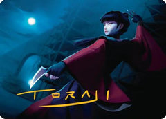 Mai, Jaded Edge Art Card (Gold-Stamped Signature) [Avatar: The Last Airbender Art Series]-1