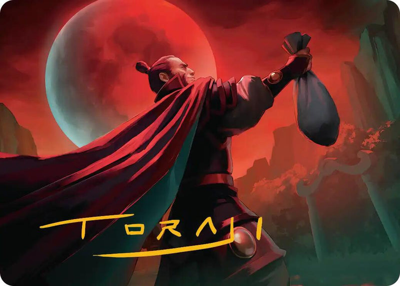 Zhao, the Moon Slayer Art Card (Gold-Stamped Signature) [Avatar: The Last Airbender Art Series]-1