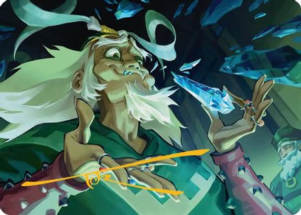 Bumi, King of Three Trials Art Card (Gold-Stamped Signature) [Avatar: The Last Airbender Art Series]-1