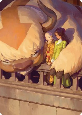 Aang and Katara Art Card [Avatar: The Last Airbender Art Series]-1