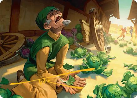 Unlucky Cabbage Merchant Art Card (Gold-Stamped Signature) (ASTLA-019) - Art Series: Avatar: The Last Airbender-1