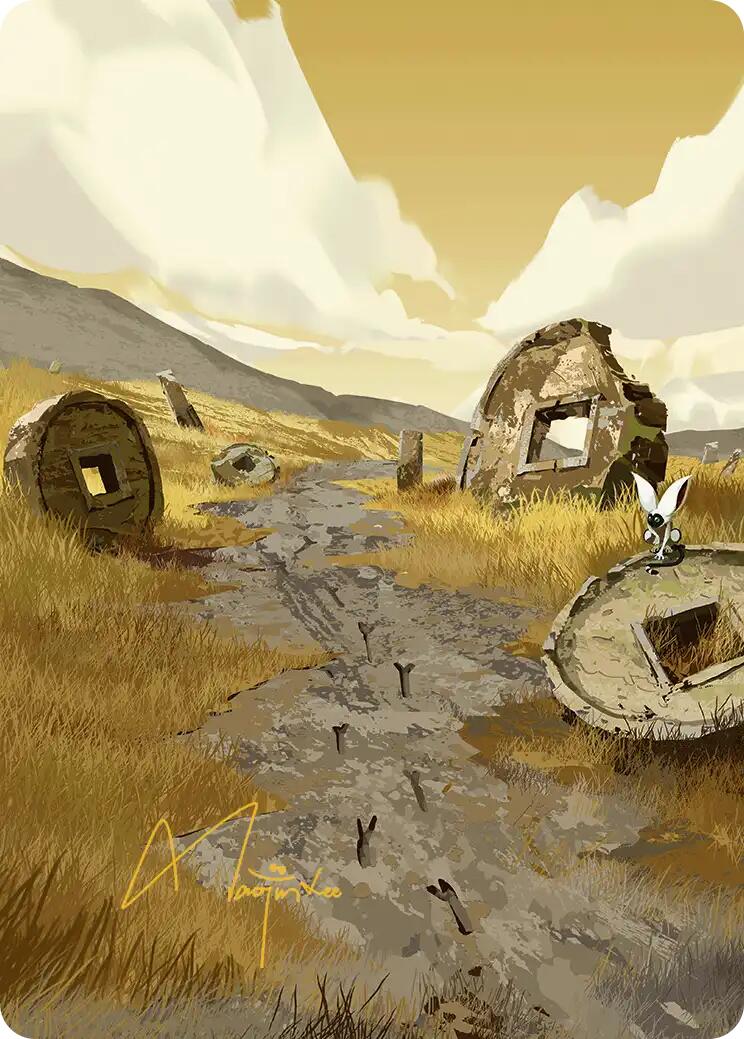Plains Art Card (Gold-Stamped Signature) [Avatar: The Last Airbender Art Series]-2