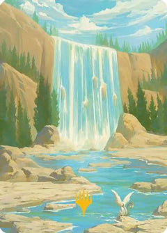 Island Art Card (Gold-Stamped Signature) [Avatar: The Last Airbender Art Series]-1