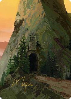 Mountain Art Card (Gold-Stamped Signature) [Avatar: The Last Airbender Art Series]-1