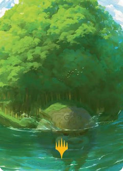 Forest Art Card (Gold-Stamped Planeswalker Symbol) [Avatar: The Last Airbender Art Series]-1