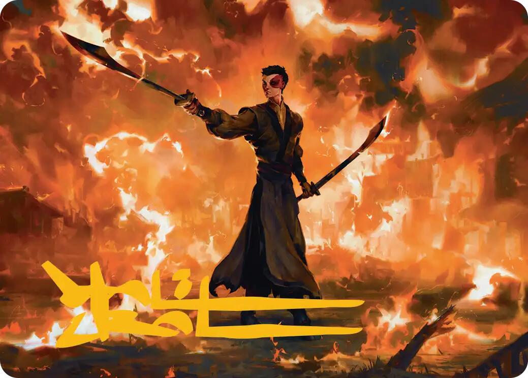 Zuko, Conflicted Art Card (Gold-Stamped Signature) [Avatar: The Last Airbender Art Series]-1