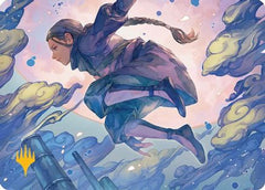 Katara, Seeking Revenge Art Card (Gold-Stamped Planeswalker Symbol) [Avatar: The Last Airbender Art Series]-1