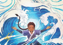 Katara, Water Tribe's Hope Art Card (Gold-Stamped Signature) [Avatar: The Last Airbender Art Series]-1
