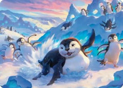 Otter-Penguin Art Card (ASTLA-004) - Art Series: Avatar: The Last Airbender-1