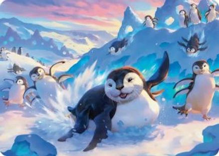 Otter-Penguin Art Card (ASTLA-004) - Art Series: Avatar: The Last Airbender-1