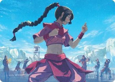 Ty Lee, Chi Blocker Art Card (ASTLA-005) - Art Series: Avatar: The Last Airbender-1