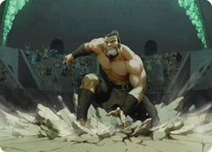 The Boulder, Ready to Rumble Art Card (ASTLA-013) - Art Series: Avatar: The Last Airbender-1