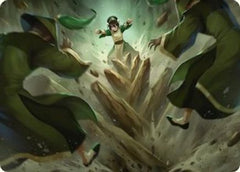 Rockalanche Art Card [Avatar: The Last Airbender Art Series]-1
