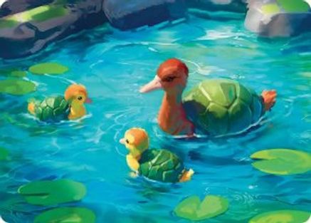 Turtle-Duck Art Card (ASTLA-018) - Art Series: Avatar: The Last Airbender-1