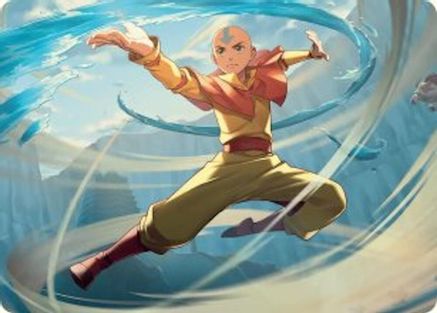 Aang, Swift Savior Art Card [Avatar: The Last Airbender Art Series]-1