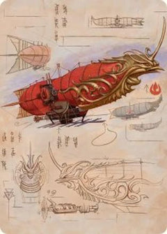 Phoenix Fleet Airship Art Card [Avatar: The Last Airbender Art Series]-1