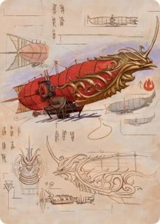 Phoenix Fleet Airship Art Card [Avatar: The Last Airbender Art Series]-1