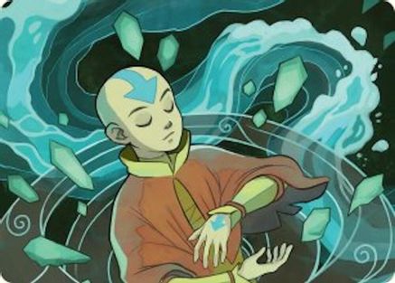 Aang, at the Crossroads Art Card (ASTLA-045) - Art Series: Avatar: The Last Airbender-1