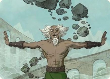 Bumi, Unleashed Art Card [Avatar: The Last Airbender Art Series]-1