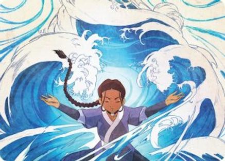Katara, Water Tribe's Hope Art Card [Avatar: The Last Airbender Art Series]-1