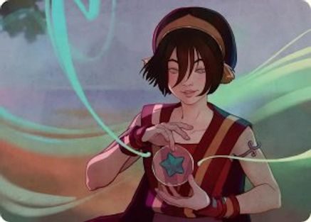 Toph, the First Metalbender Art Card (ASTLA-049) - Art Series: Avatar: The Last Airbender-1