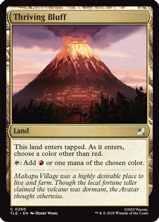 Thriving Bluff (TLE-260) - Avatar: The Last Airbender: Eternal-Legal Foil-1
