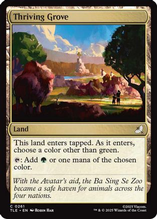 Thriving Grove (TLE-261) - Avatar: The Last Airbender: Eternal-Legal-1
