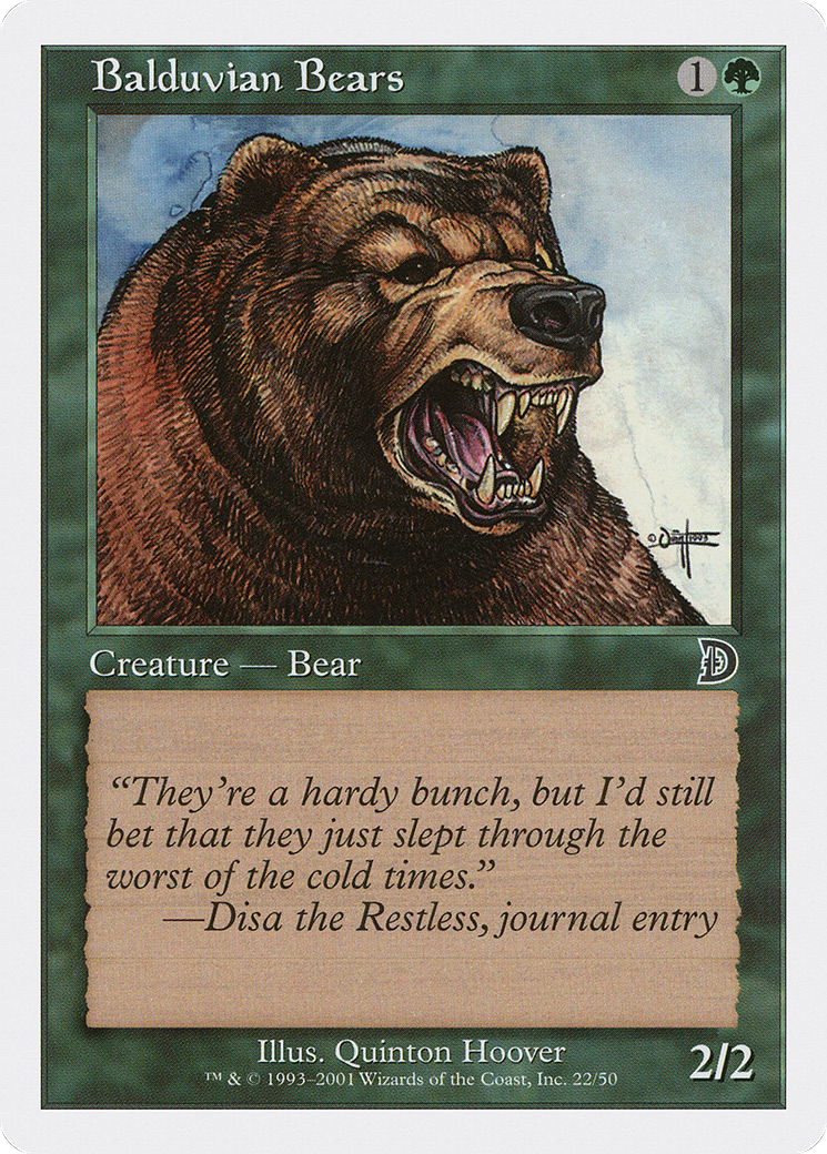 Balduvian Bears [Deckmasters]-1