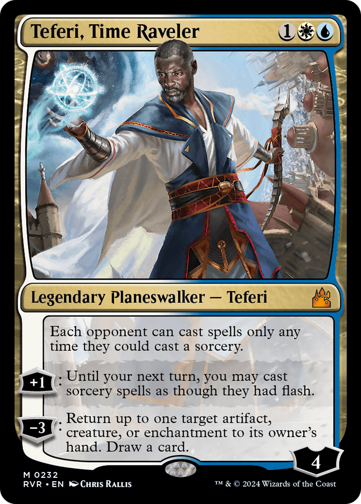 Teferi, Time Raveler [Ravnica Remastered]-1