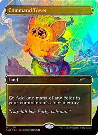 Command Tower (7064) (Rainbow Foil) (SLD-7064) - Secret Lair Drop Series Foil-1