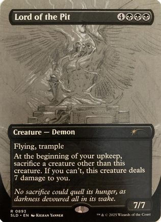 Lord of the Pit (Sketch Showcase) (SLD-893) - Secret Lair Drop Series-1