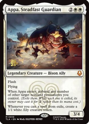 Appa, Steadfast Guardian [Avatar: The Last Airbender Prerelease Cards]-1