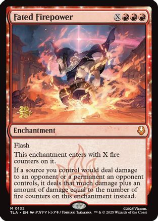 Fated Firepower [Avatar: The Last Airbender Prerelease Cards]-1