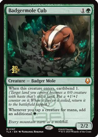 Badgermole Cub [Avatar: The Last Airbender Prerelease Cards]-1