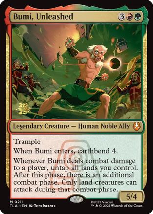 Bumi, Unleashed [Avatar: The Last Airbender Prerelease Cards]-1