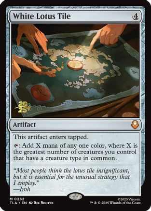 White Lotus Tile (PRE-262) - Prerelease Cards Foil-1