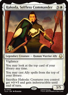 Hakoda, Selfless Commander [Avatar: The Last Airbender Prerelease Cards]-1