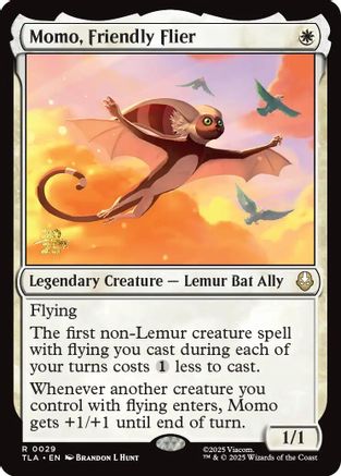 Momo, Friendly Flier [Avatar: The Last Airbender Prerelease Cards]-1