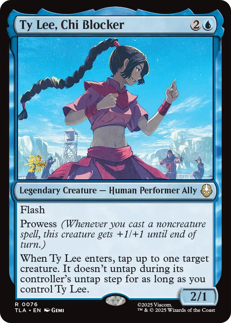 Ty Lee, Chi Blocker [Avatar: The Last Airbender Prerelease Cards]-1