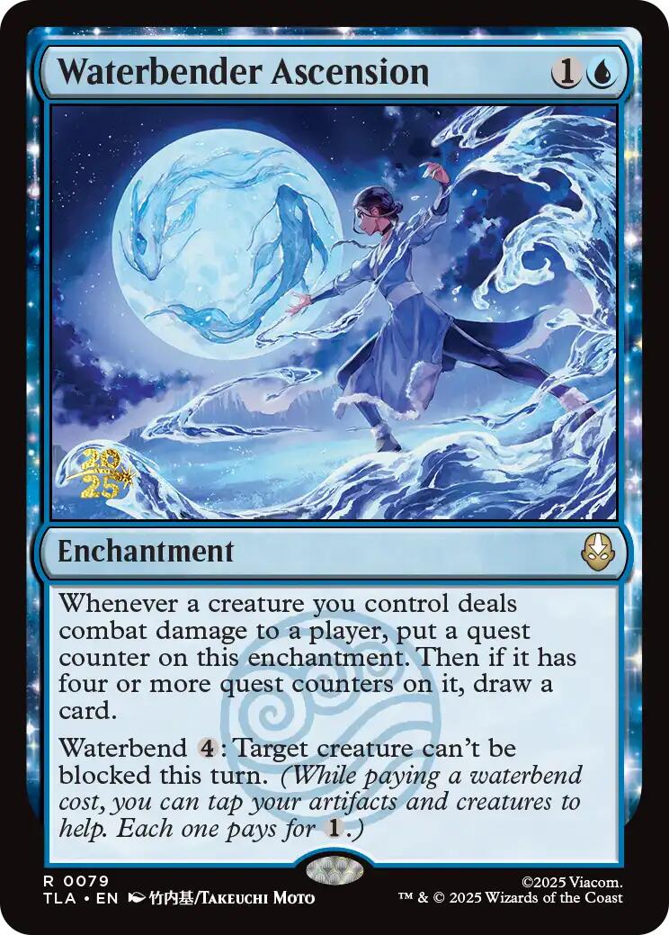 Waterbender Ascension [Avatar: The Last Airbender Prerelease Cards]-1