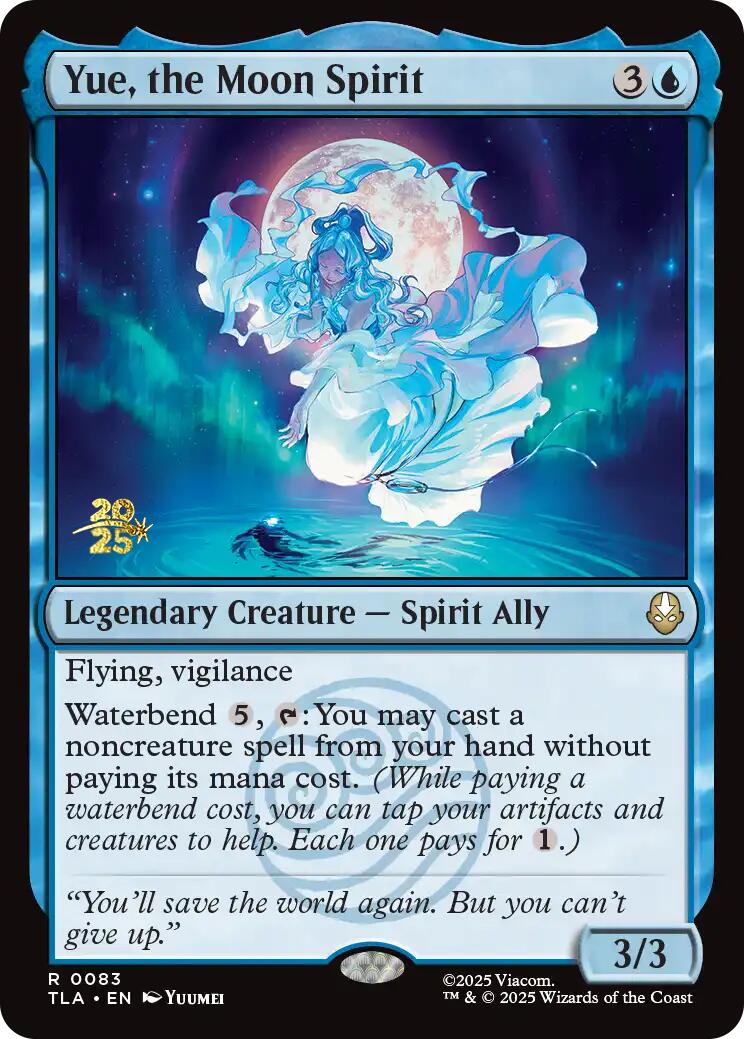 Yue, the Moon Spirit [Avatar: The Last Airbender Prerelease Cards]-1