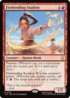 Firebending Student [Avatar: The Last Airbender Prerelease Cards]-1