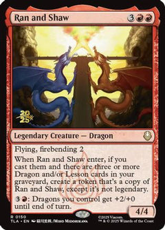 Ran and Shaw [Avatar: The Last Airbender Prerelease Cards]-1