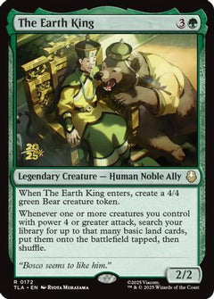 The Earth King (PRE-172) - Prerelease Cards Foil-1